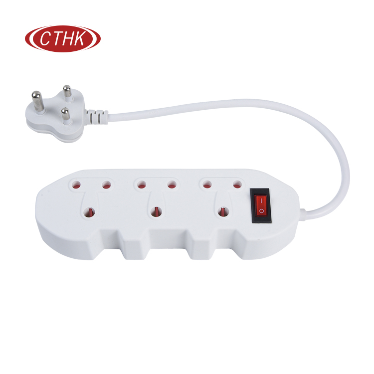 South Africa Three Socket Power Strip